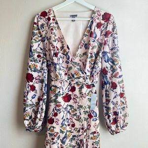 Floral Wrap Dress